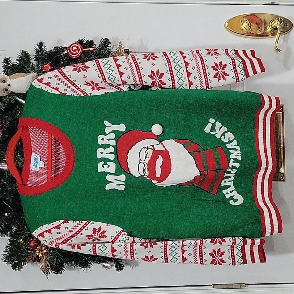 Ugly Santa Claus Christmas Holiday Sweater